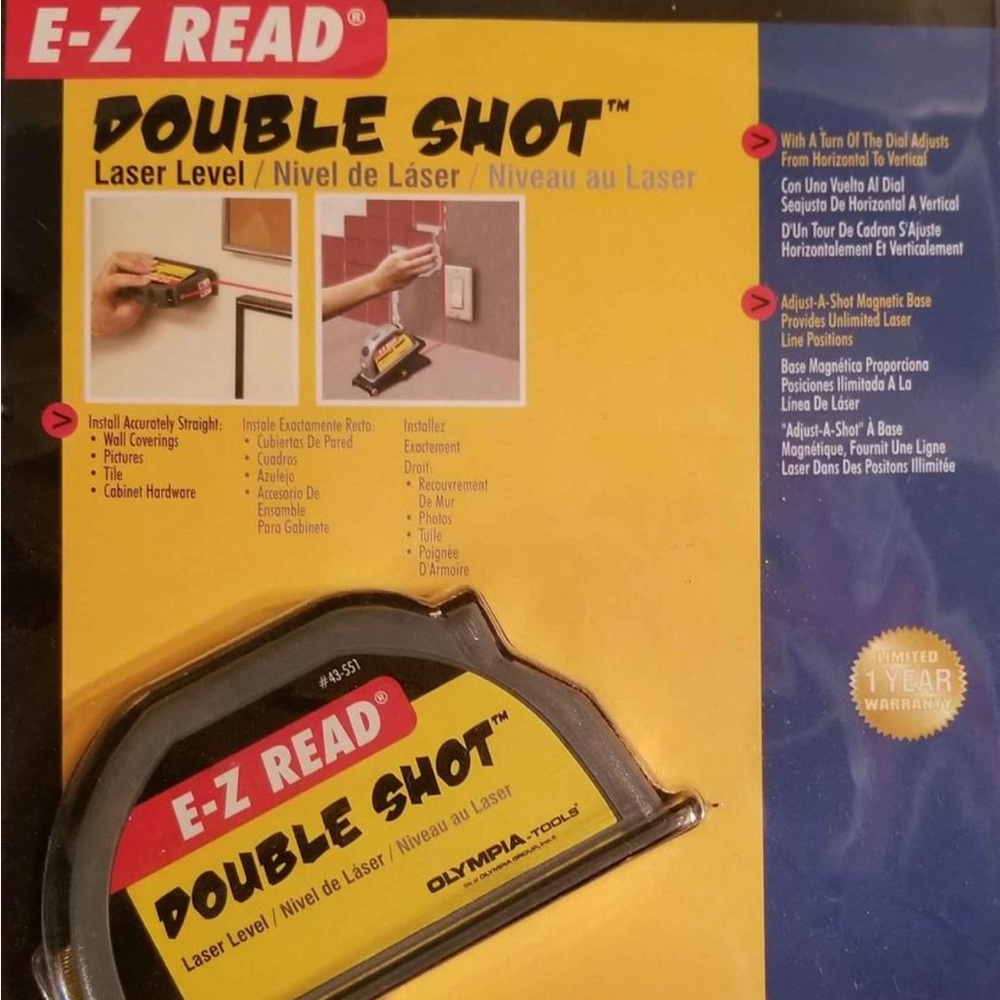 EZ-Read Double Shot Olympia Tools Laser Level